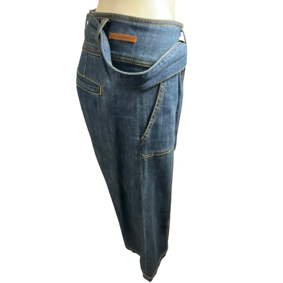 Pilcro and the Letter Press Ultra High Rise Crop Flare Wide Leg Jeans - Picture 8 of 16